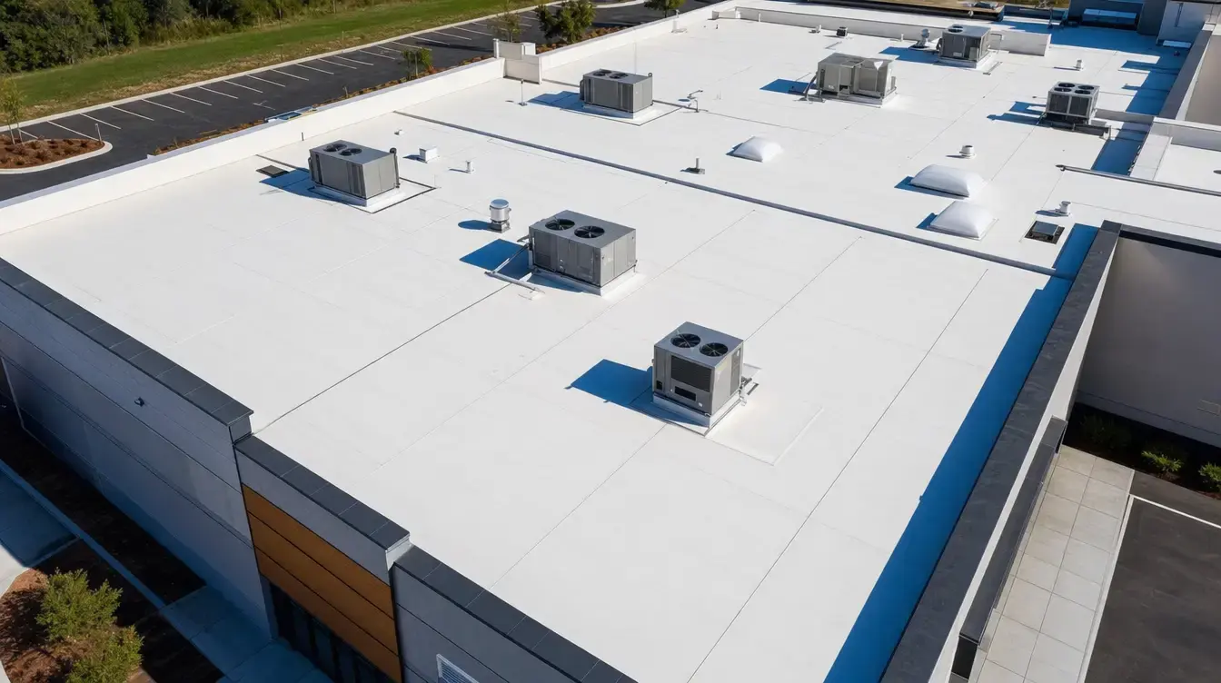Commercial Flat Roof Options: TPO vs PVC vs EPDM vs Silicone Coatings